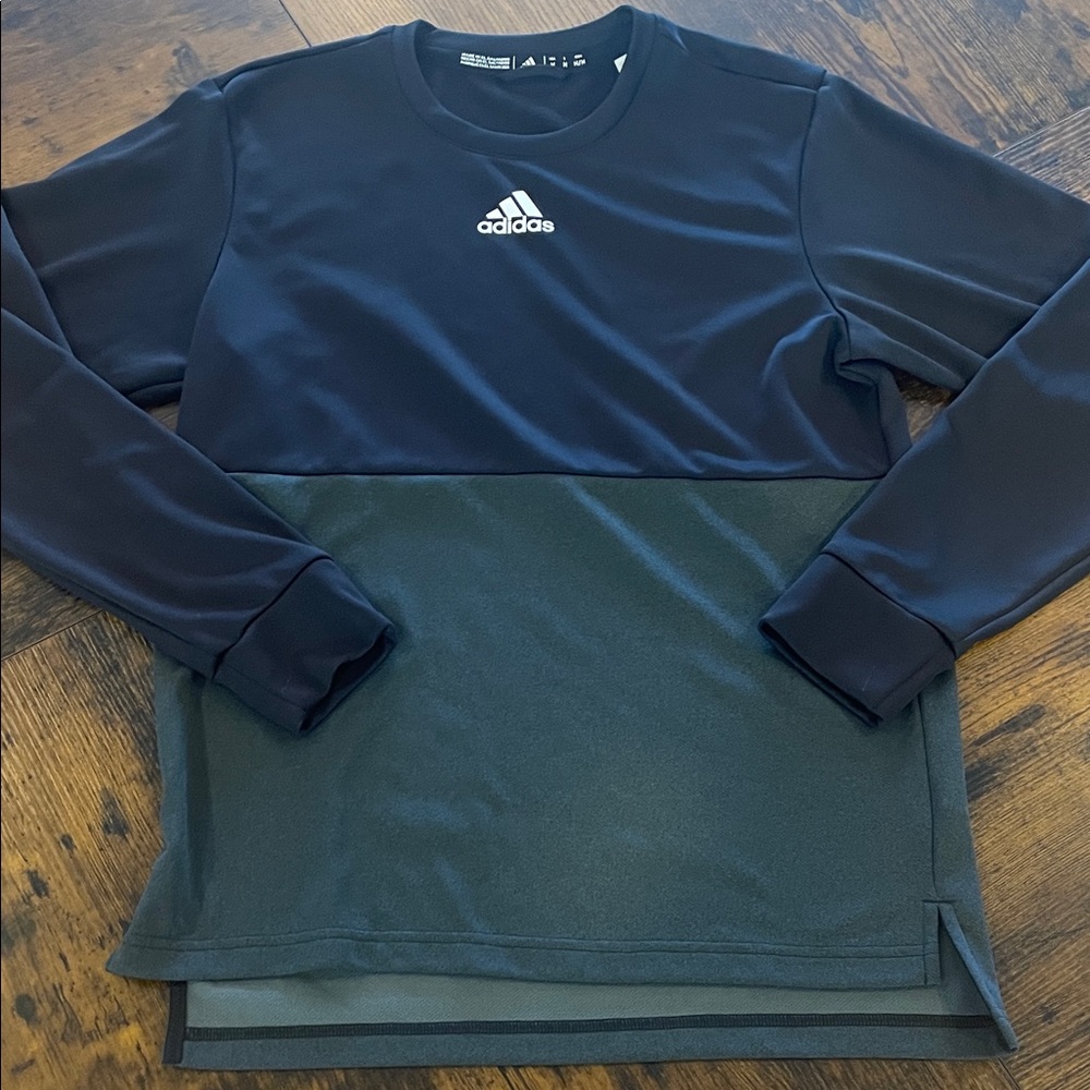 Adidas Black Crew Neck Sweatshirt